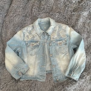Girls Miss Me jeans jacket. Size L